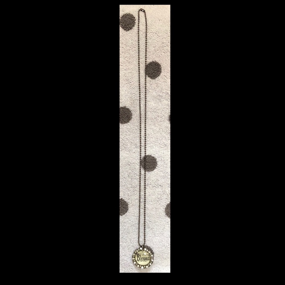15” Drop “Blessed” Boutique Necklace